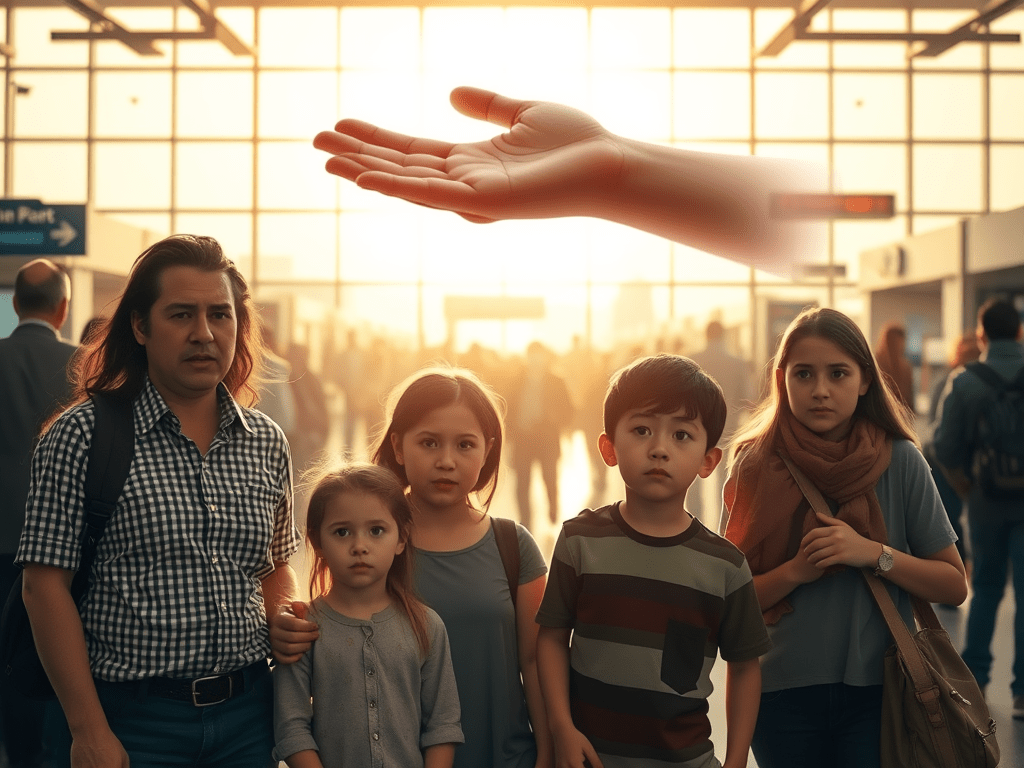 Hand of God? Or just travel&nbsp;tribulations.